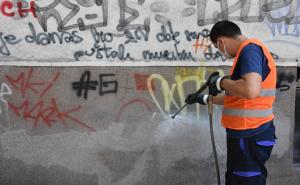 Foto: Općina Centar / Uklanjanje grafita