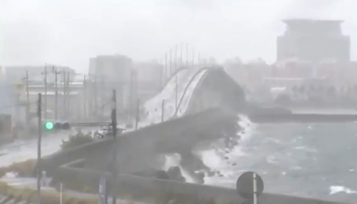 Snažan tajfun Haishen pogodio Japan - undefined