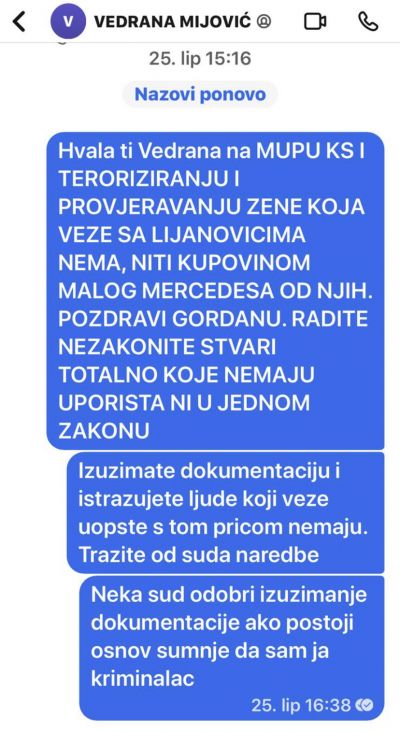 Poruka Deveca upućena Mijović - undefined
