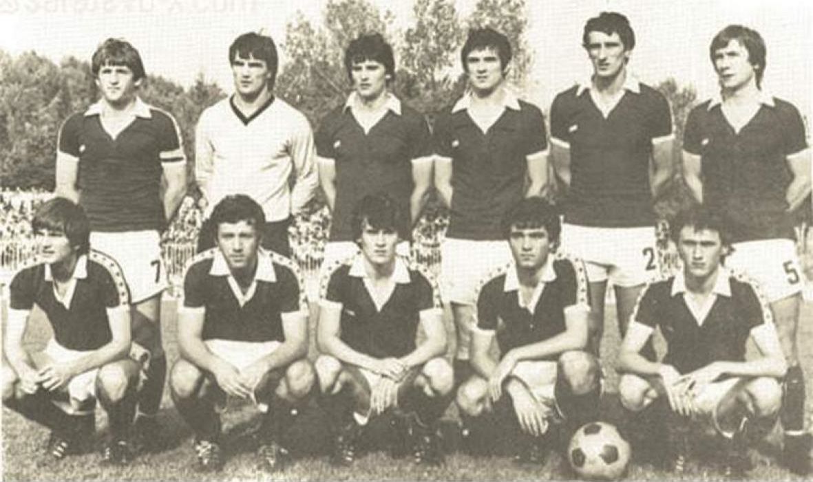 Ekipa Sarajeva koja je slavila pod Goricom 2:0 (1979) - undefined