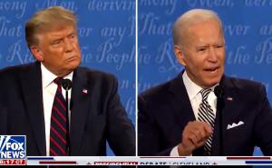 Printscreen / Donald Trump i Joe Biden - prva od tri debate