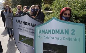 Foto: Dž. K. / Radiosarajevo.ba / Građani traže zabranu izgradnje malih hidroelektrana