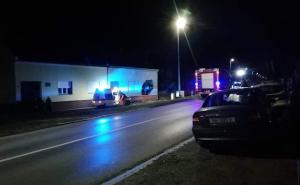 Foto: Radio Nova Gradiška / Nesreća, policija na mjestu događaja