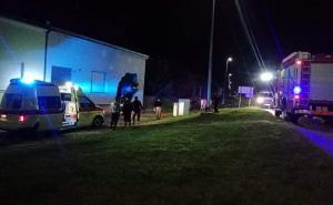 Foto: Radio Nova Gradiška / Nesreća, policija na mjestu događaja