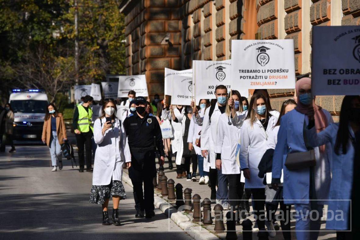 Mirna protesta šetnja studenata, Sarajevo - undefined