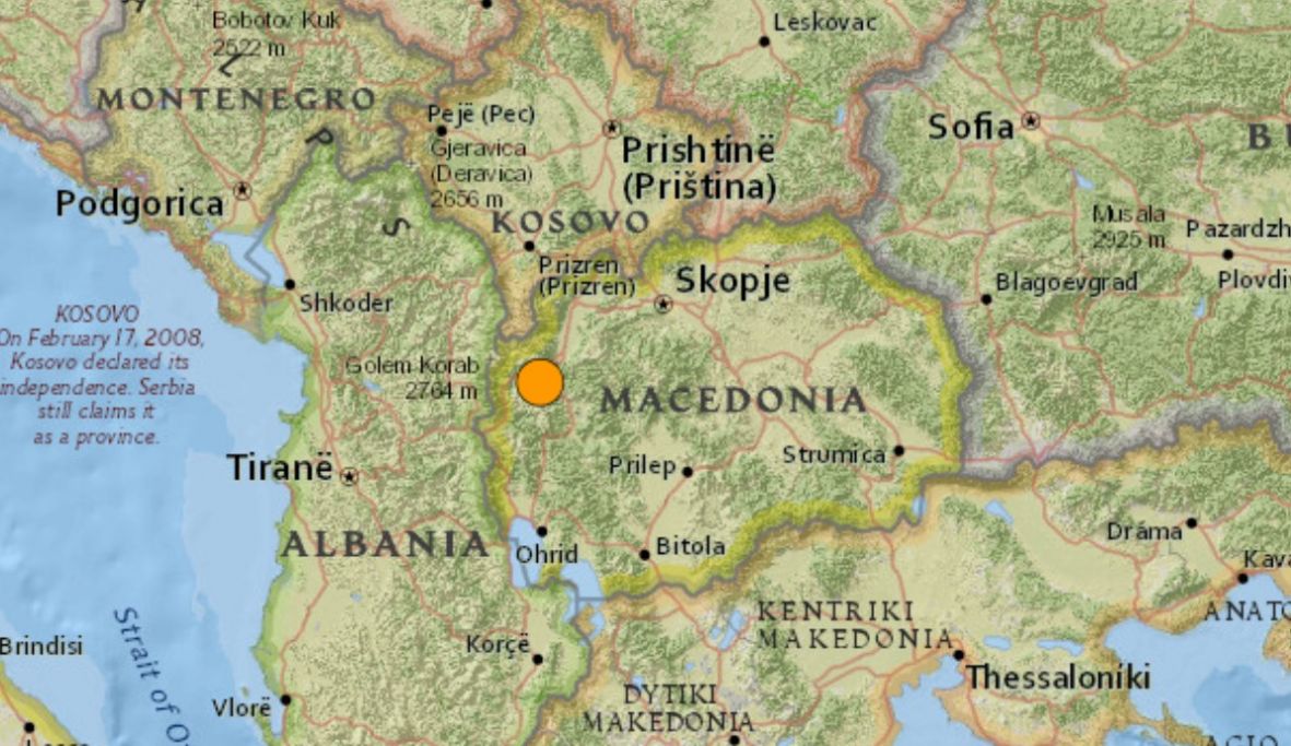 Snažan zemljotres pogodio Sjevernu Makedoniju - undefined