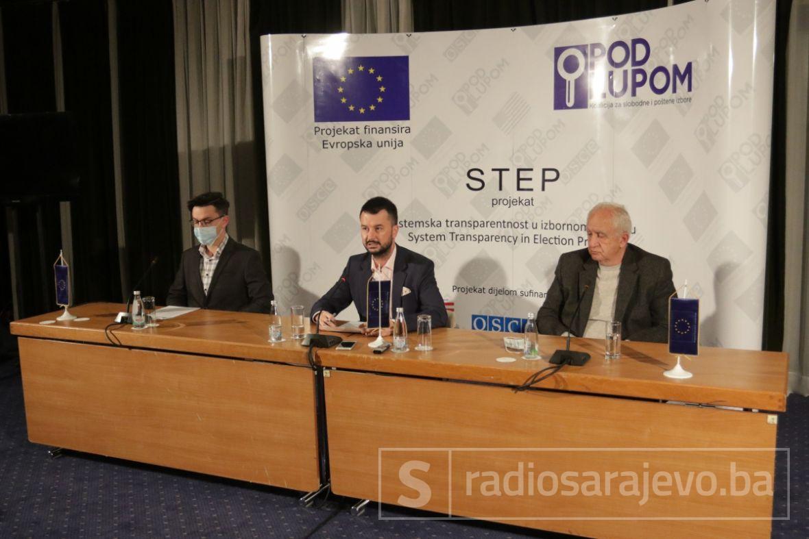 Foto: Dž. K. / Radiosarajevo.ba/Press konferencija koalcije "Pod lupom"