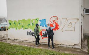 Foto: Save The Children / Mural inkluzije u Gradačcu 