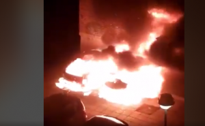 FOTO: Screenshot / Auto gori na Dobrinji