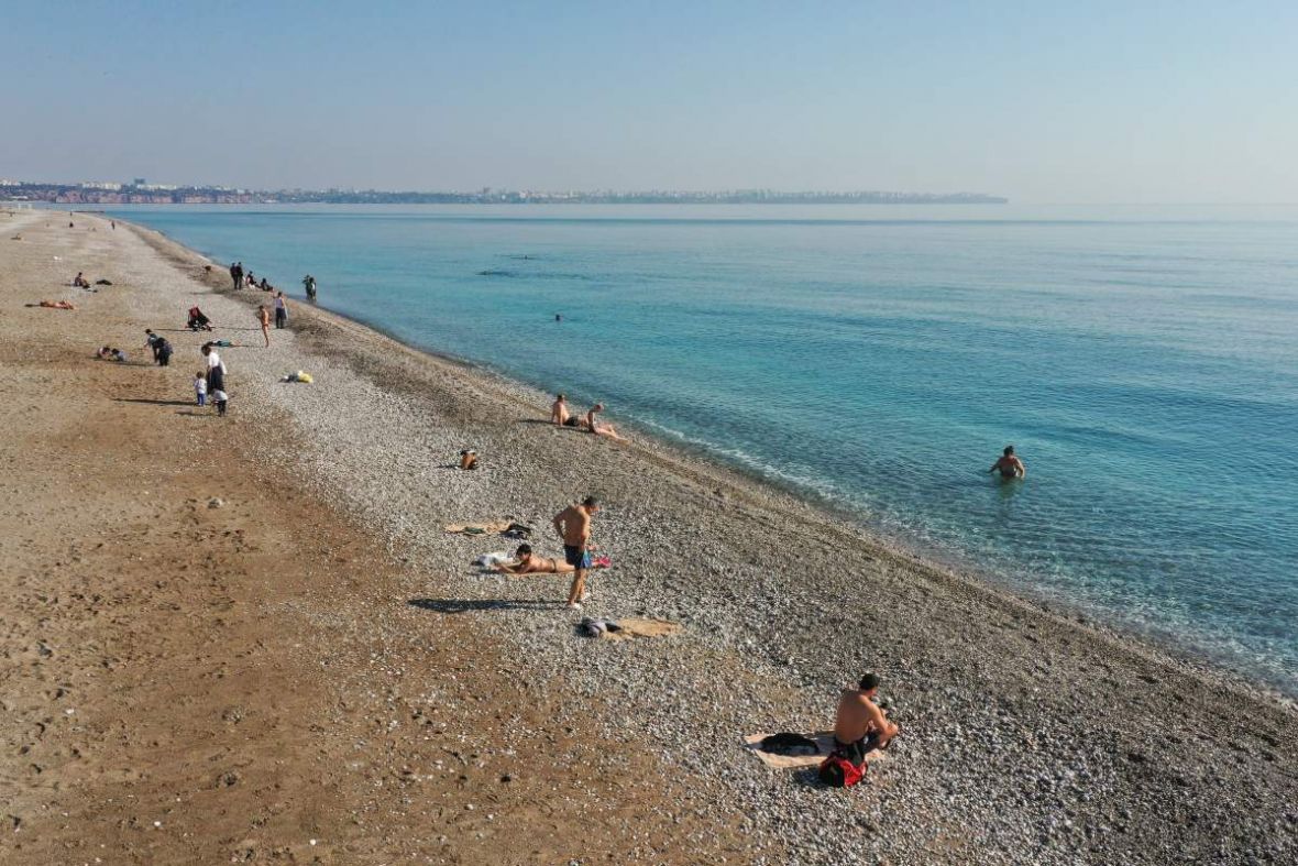 Foto: AA/Kupanje u decembru, Antalija 2020.