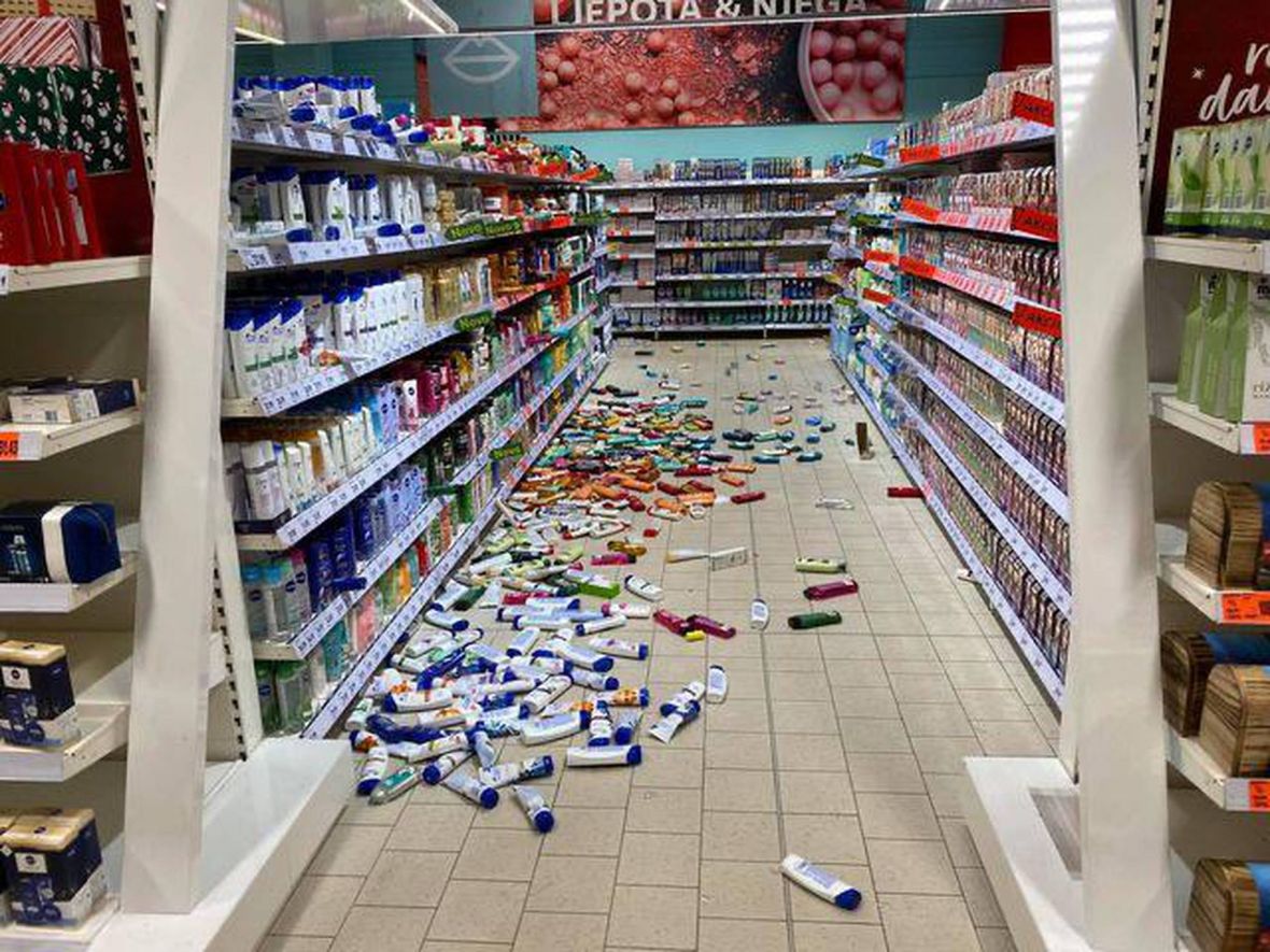 Zemljotres u Hrvatskoj - undefined