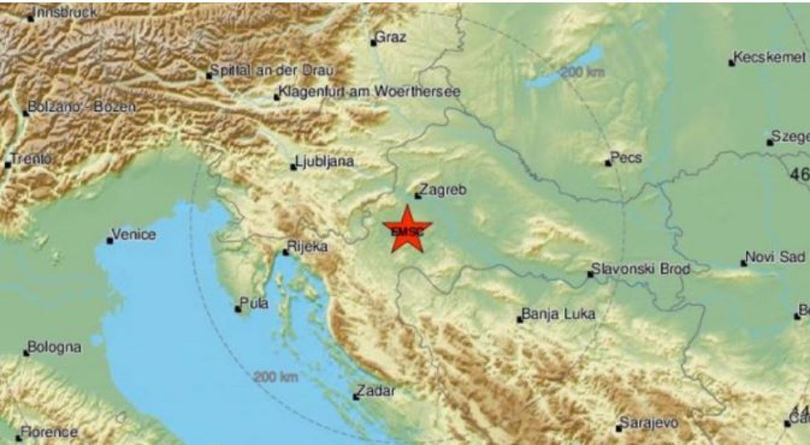 Screenshot/Zemljotres kod Siska