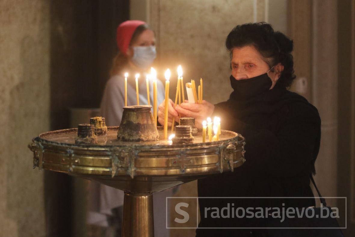 Foto: Dž. K. / Radiosarajevo.ba/Liturgija u Sabornoj crkvi