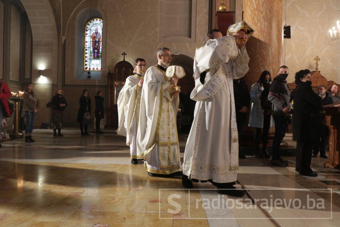 Foto: Dž. K. / Radiosarajevo.ba/Liturgija u Sabornoj crkvi