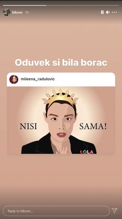 Podrška Mileni Radulović - undefined