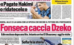 Foto: Printscreen / Naslovnica Corriere dello Sport