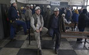 Foto: Dž. K. / Radiosarajevo.ba / Sa jednog od protesta rudara 