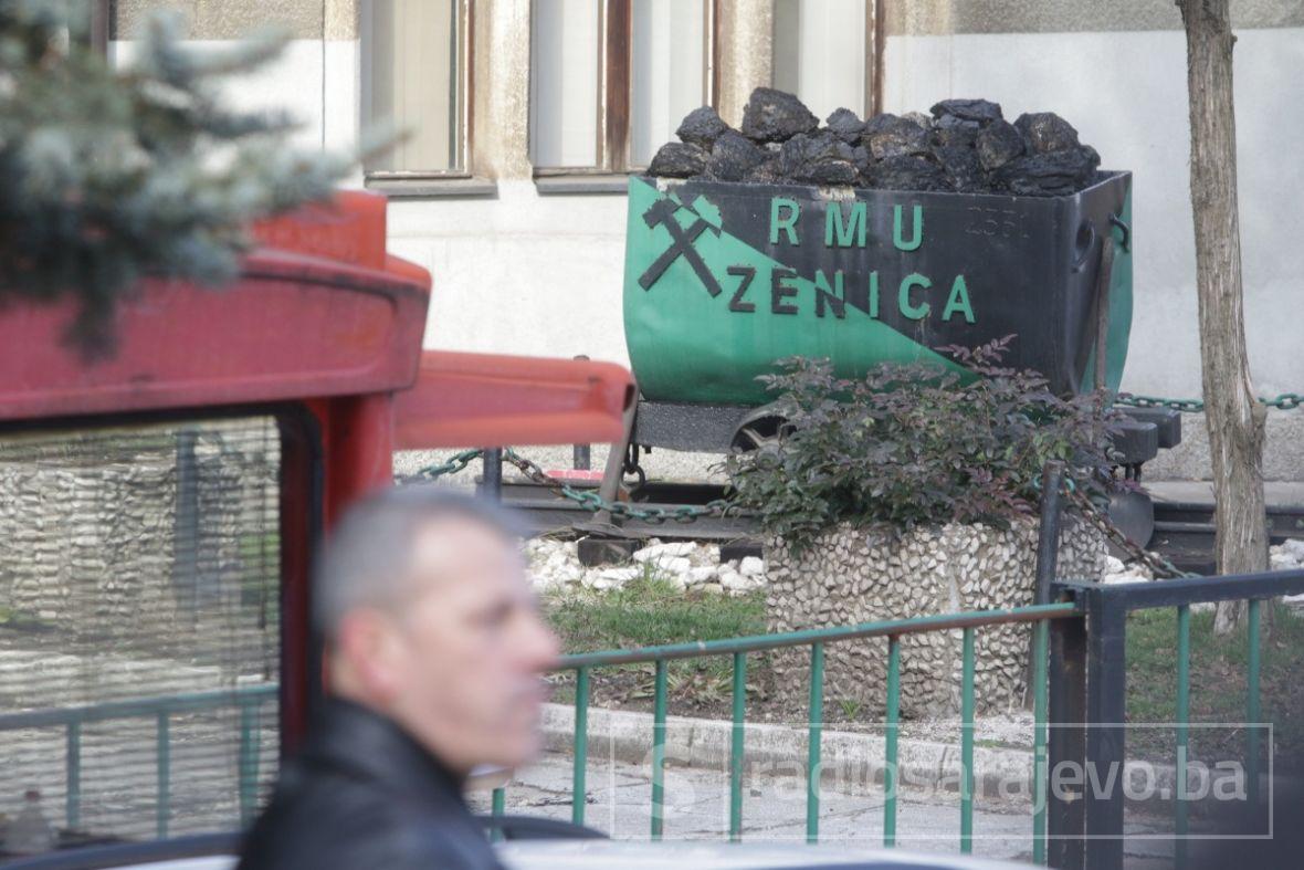 Foto: Dž. K. / Radiosarajevo.ba/Štrajk rudara u Zenici