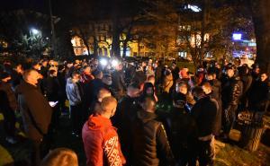 Foto: A.K./Radiosarajevo.ba / Mirni protesti ispred zgrade Vlade Kantona