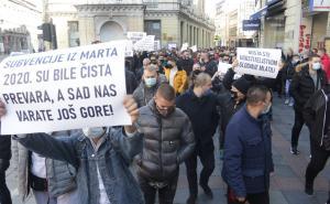 Foto: Dž. K. / Radiosarajevo.ba / Protesti ugostitelja u Sarajevu
