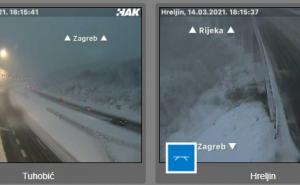 Foto: HAK / Snijeg u Hrvatskoj