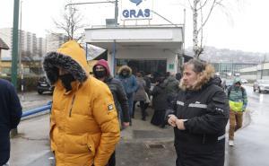 Foto: Dž. K. / Radiosarajevo.ba / Protest radnika GRAS-a