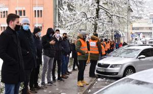 Foto: A.K./Radiosarajevo.ba / Studenti protestvuju u Sarajevu