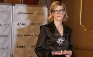 Foto: Dž. K. / Radiosarajevo.ba / Jasmili Žbanić uručena Nagrada za doprinos očuvanju kulture sjećanja