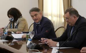 Foto: Dž.K./Radiosarajevo / Sastanak članova Predsjedništva BiH sa delegacijom WHO