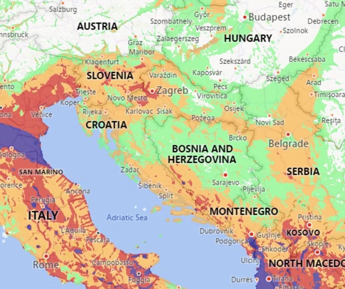 Pogledajte gdje je u BiH najveći rizik od zemljotresa! - undefined