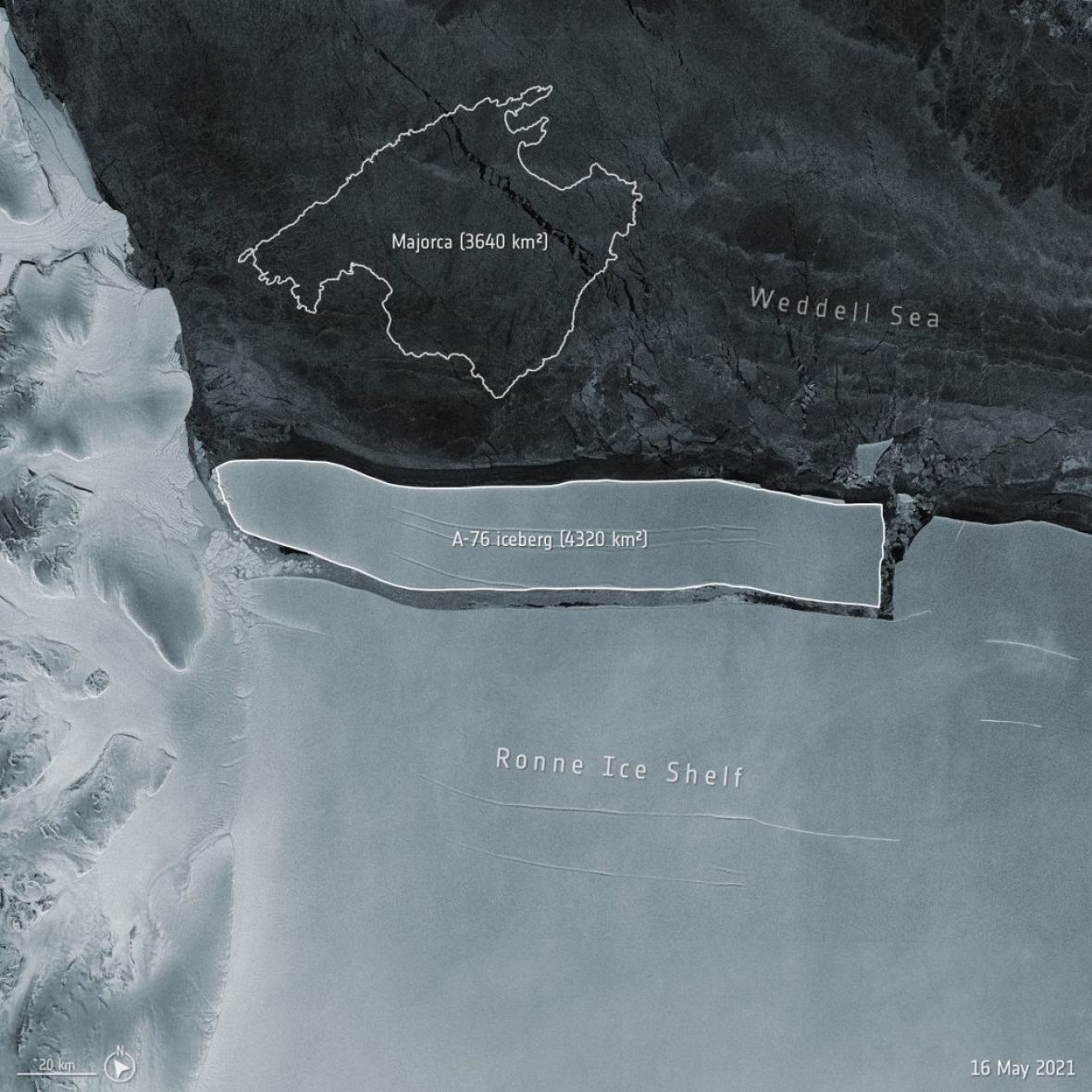 Najveća santa leda na svijetu - undefined