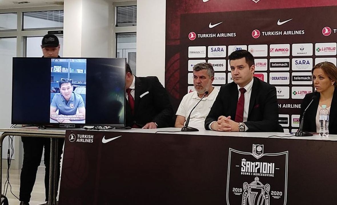 Foto: scsport.ba/Nam se javio na konferenciju FK Sarajevo