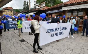 Foto: N. G. / Radiosarajevo.ba / Protestna šetnja u Sarajevu