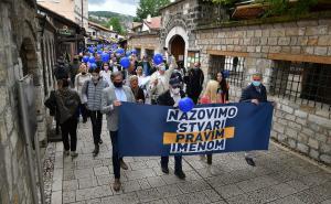 Foto: N. G. / Radiosarajevo.ba / Protestna šetnja u Sarajevu