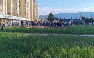 FOTO: Radiosarajevo.ba / Gradani Dobrinje protiv gradnje parkinga