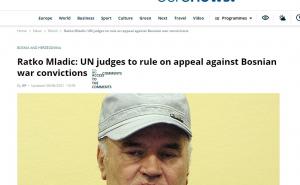 Print Screen / Euronews o Ratku Mladiću