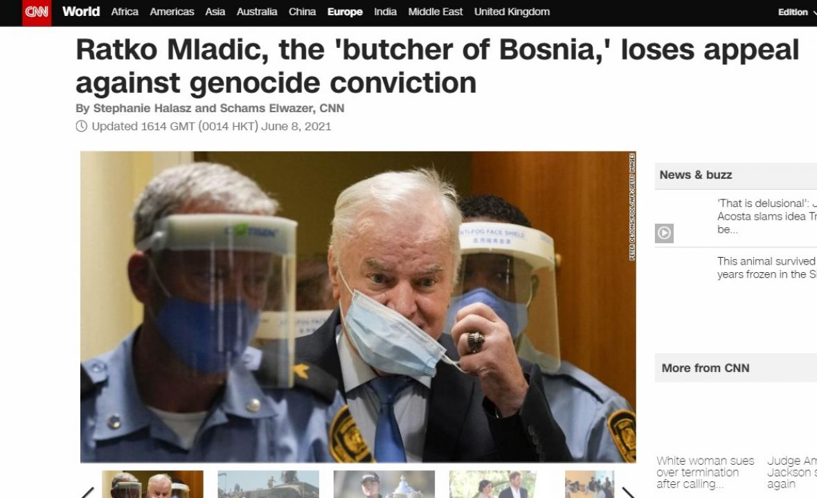 CNN o krvniku Ratku Mladiću - undefined