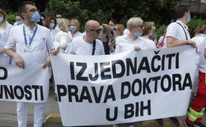 Foto: Dž. K. / Radiosarajevo.ba / Protesti u Sarajevu