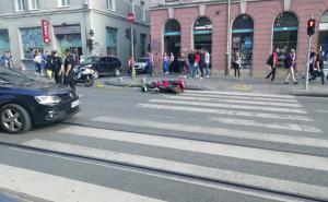 Foto: Radiosarajevo.ba / Saobraćajna nesreća u centru Sarajeva