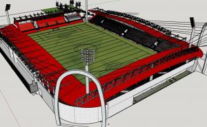 FOTO: Facebook / Objavljen plan finalnog izgleda stadiona