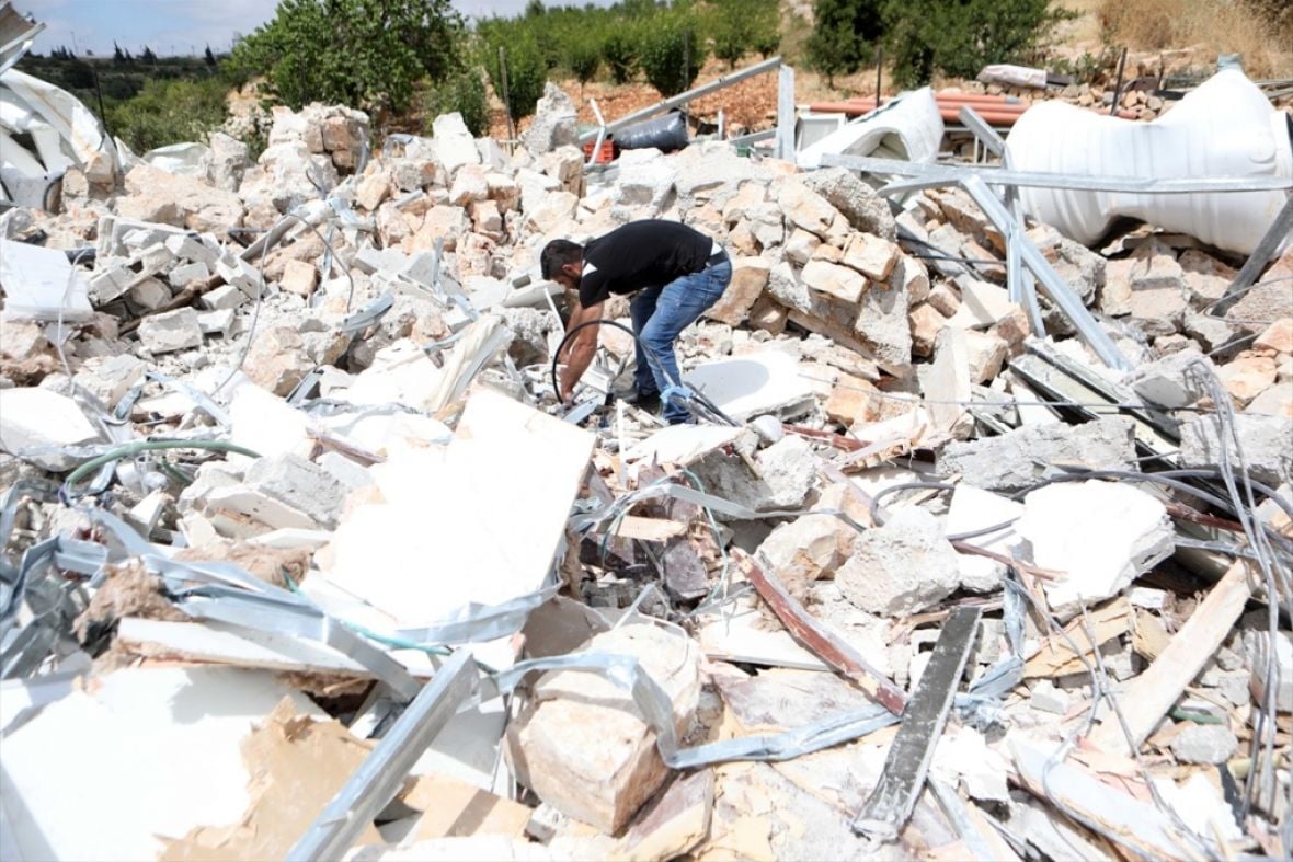 Uništene palestinske kuće - undefined