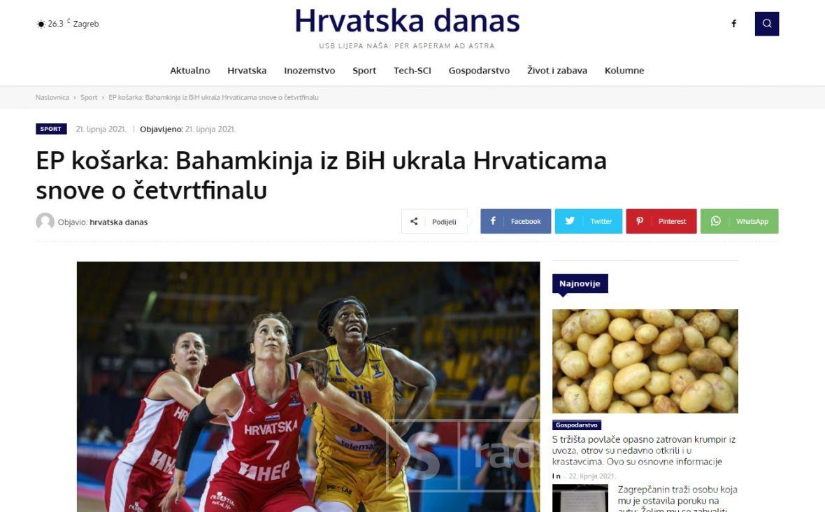 Hrvatski mediji bruje o pobjedi Zmajica - undefined
