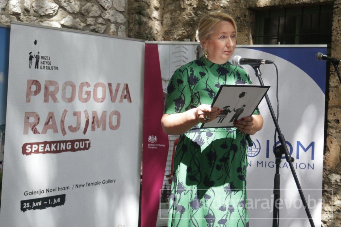 Foto: Dž.K./Radiosarajevo/Izlozba prezivjelih zrtava ratnog seksualnog nasilja 'Progovara(j)mo'