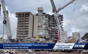 Foto: Printscreen / Urušeni dio zgrade Champlain Towers South