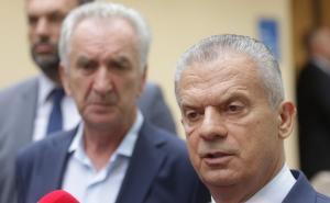 Foto: Dž. K. / Radiosarajevo.ba / Šefovi opozicionih stranaka nakon sastanka s Palmerom