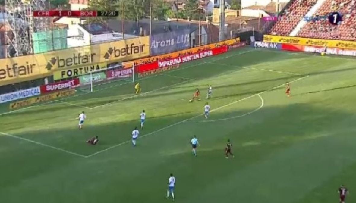 Printscreen/Deac je postigao gol za Cluj za 2:0