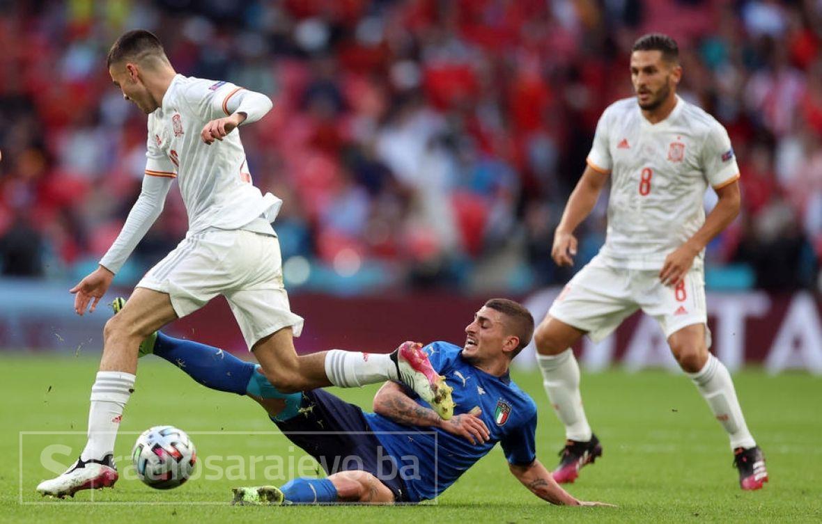Foto: EPA-EFE/Detalji s utakmice Italija - Španija