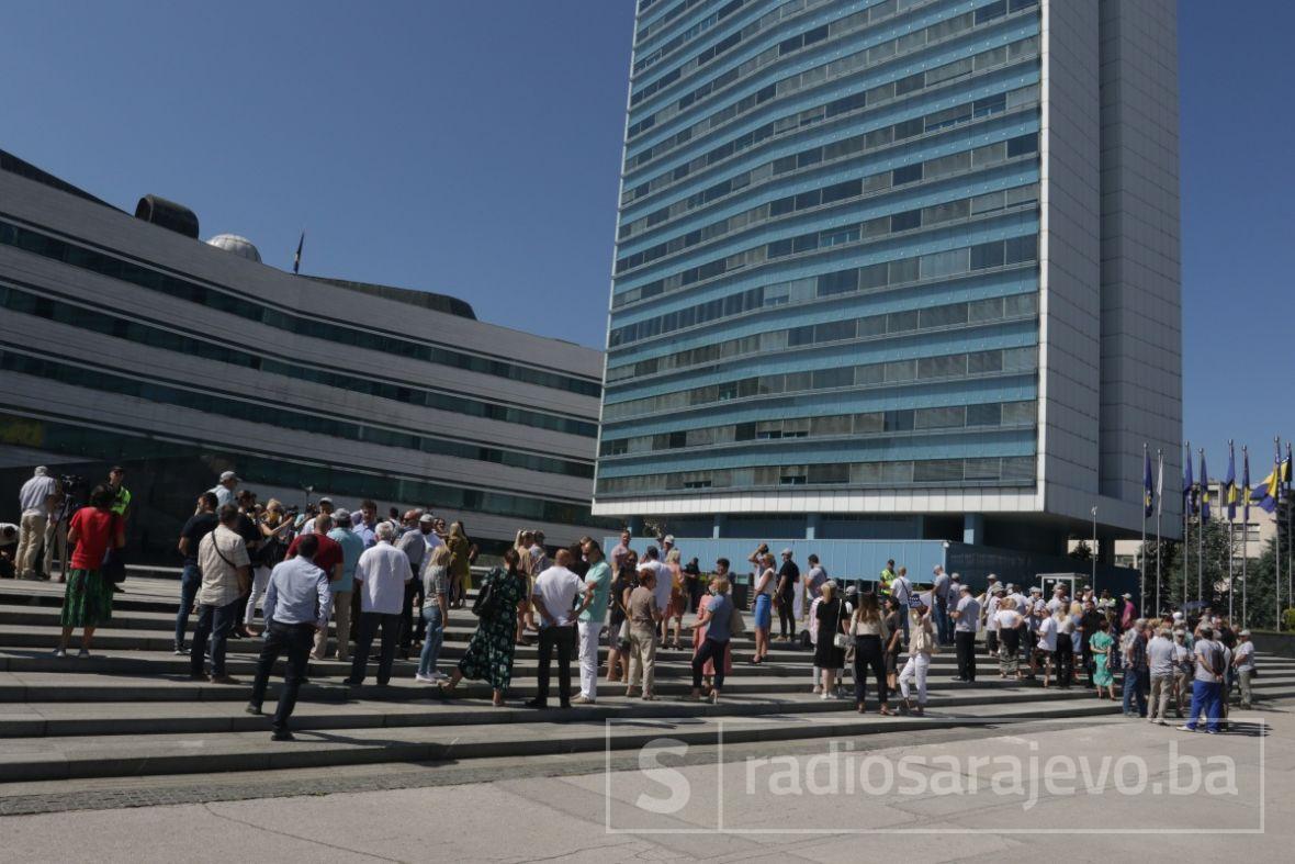 Foto: Dž.K./Radiosarajevo/Protesti državnih institucija