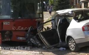 Foto: RTS / Teška saobraćajna nesreća u Smederevu, tri osobe poginule 