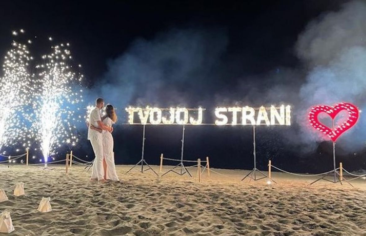 Foto: Instagram/Amra i Edin Džeko proslavili 10 godina ljubavi